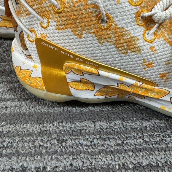 adidas Men's Ric Flair x Dame 7 Gca 'White and gold. - Picture 4 of 10